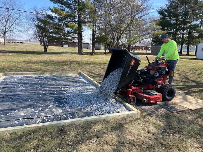 Barn Base Installation